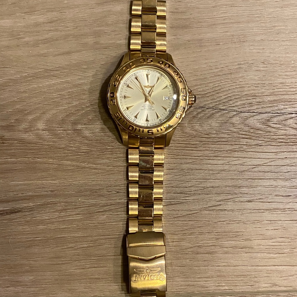 Invicta Men's 2306 Pro-Diver Collection 23K Gold